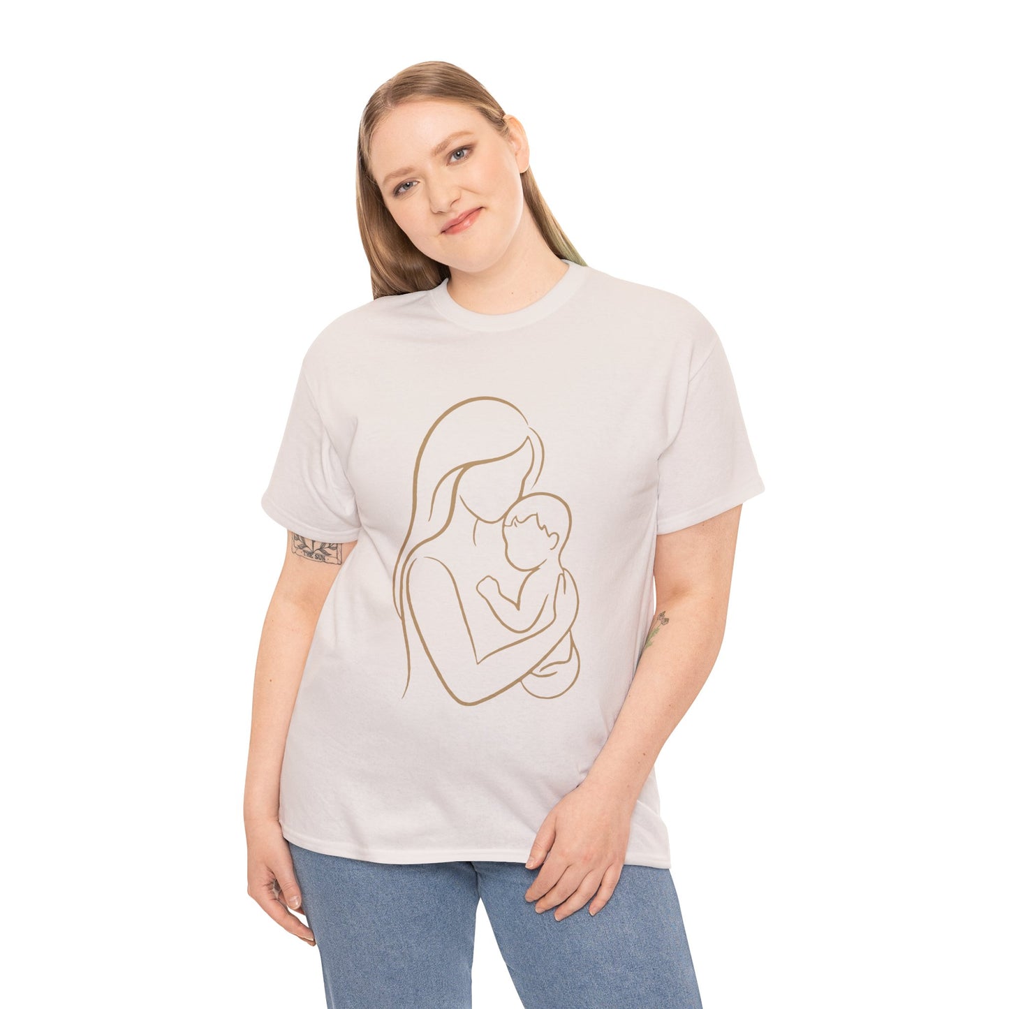 Mother and Baby — Minimalist  Mom T-Shirt
