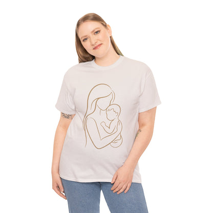 Mother and Baby — Minimalist  Mom T-Shirt