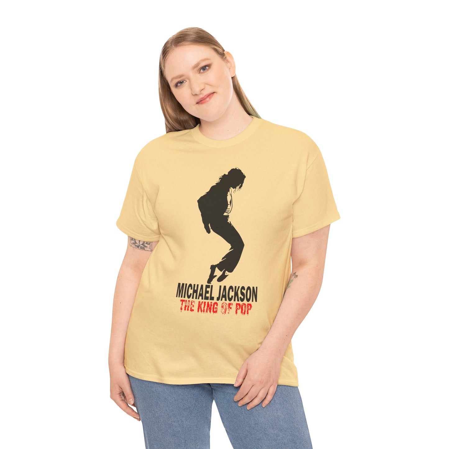 Silhouette Pop Legend Tee — "Michael Jackson The King of Pop" Graphic T-Shirt