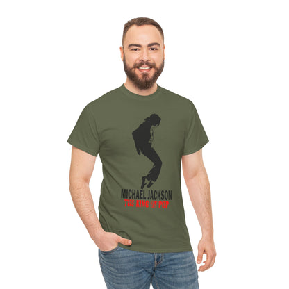 Silhouette Pop Legend Tee — "Michael Jackson The King of Pop" Graphic T-Shirt