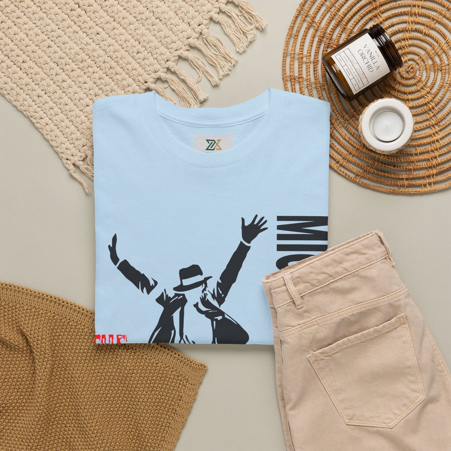 Pop King Dance Silhouette Tee — 'Michael Jackson' Graphic T-Shirt