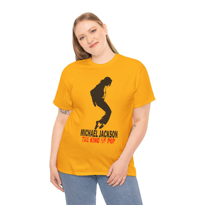Silhouette Pop Legend Tee — "Michael Jackson The King of Pop" Graphic T-Shirt
