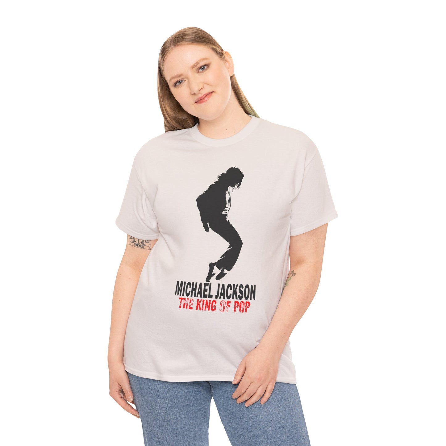 Silhouette Pop Legend Tee — "Michael Jackson The King of Pop" Graphic T-Shirt
