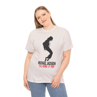 Silhouette Pop Legend Tee — "Michael Jackson The King of Pop" Graphic T-Shirt
