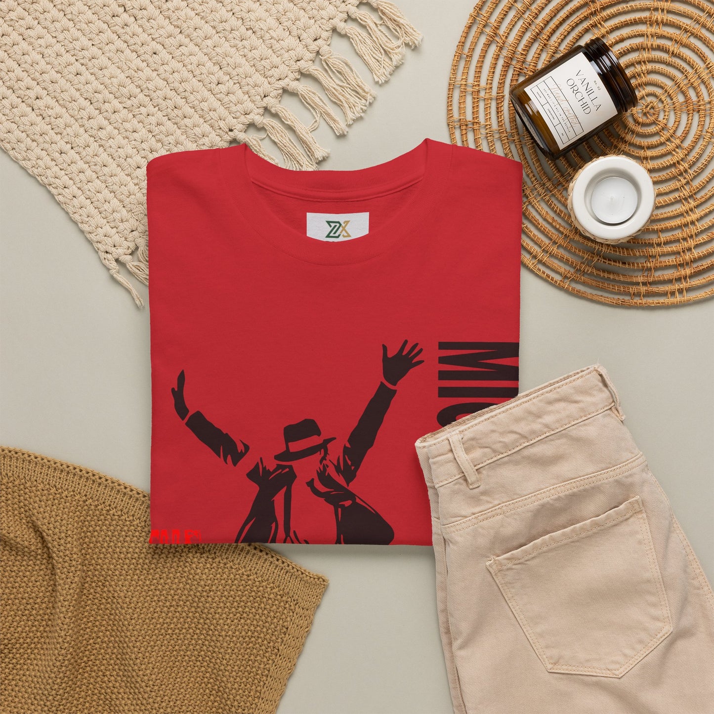 Pop King Dance Silhouette Tee — 'Michael Jackson' Graphic T-Shirt