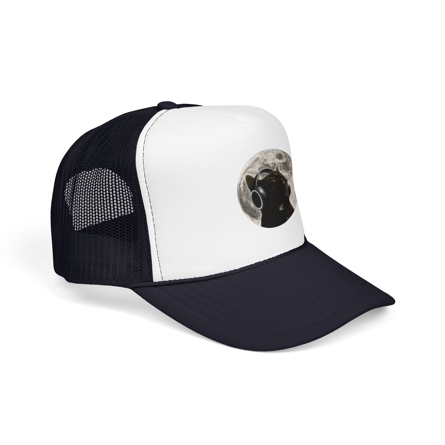 Trucker Hat — Black Dog Moon Graphic Cap