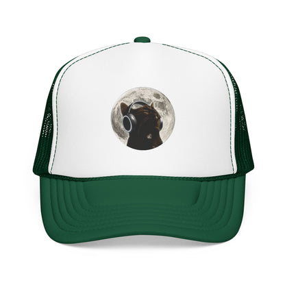Trucker Hat — Black Dog Moon Graphic Cap