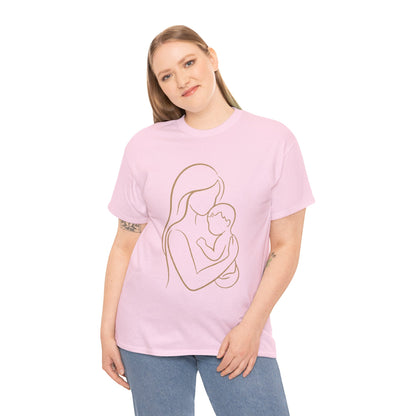 Mother and Baby — Minimalist  Mom T-Shirt