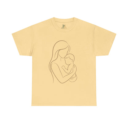 Mother and Baby — Minimalist  Mom T-Shirt