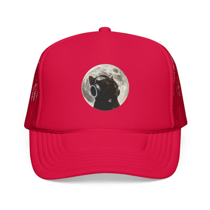 Trucker Hat — Black Dog Moon Graphic Cap