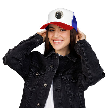 Trucker Hat — Black Dog Moon Graphic Cap