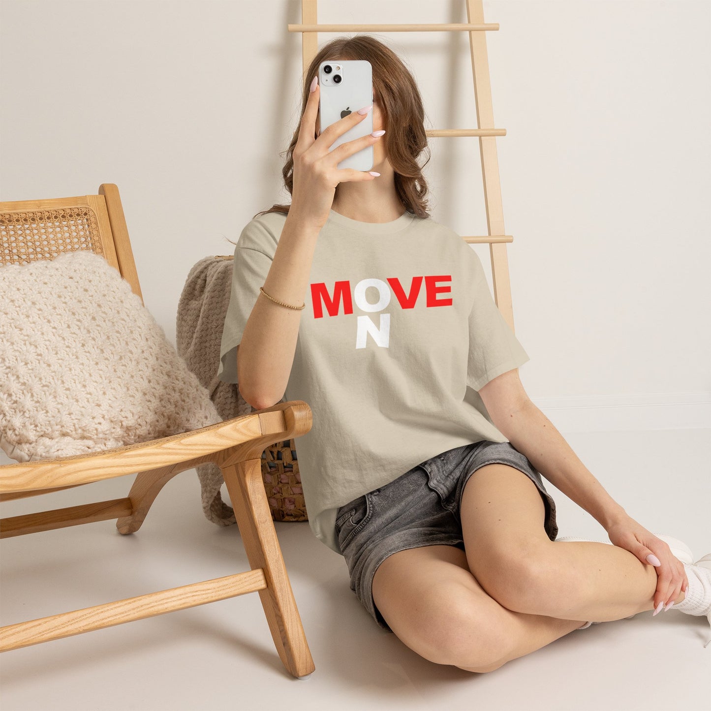 MOVE ON T-Shirt — Motivational Graphic Tee