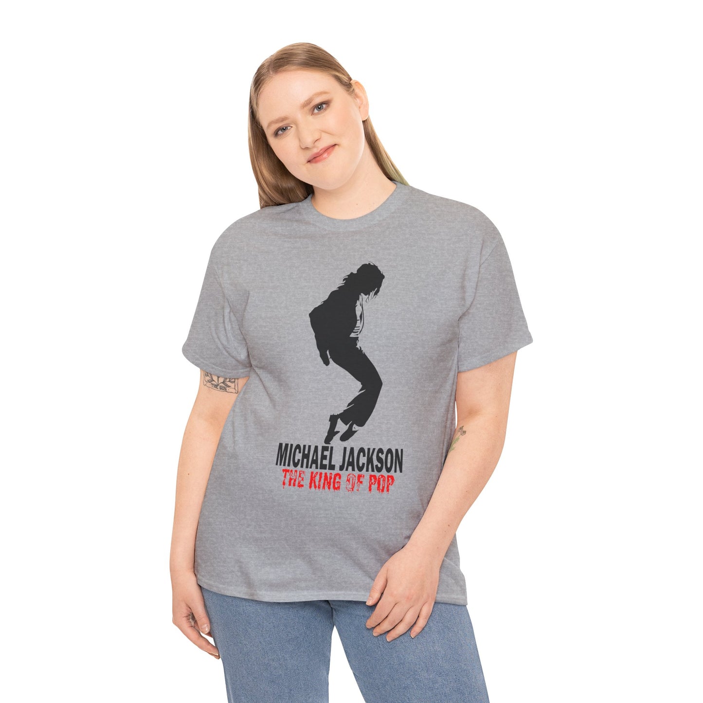 Silhouette Pop Legend Tee — "Michael Jackson The King of Pop" Graphic T-Shirt