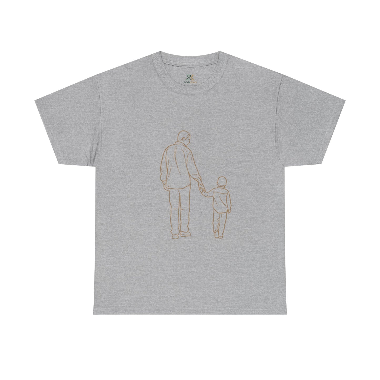 Father and Son— Minimal Dad & Son Matching Tee