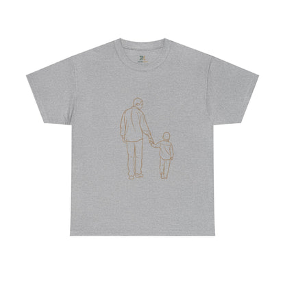 Father and Son— Minimal Dad & Son Matching Tee