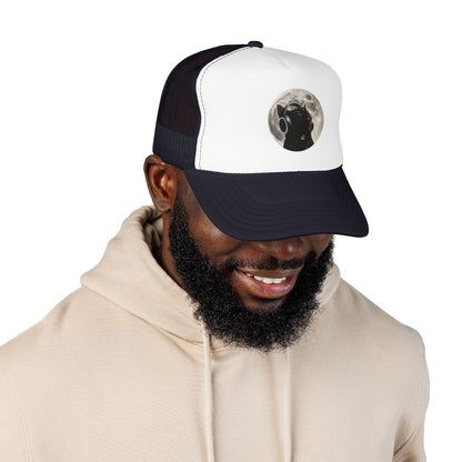 Trucker Hat — Black Dog Moon Graphic Cap