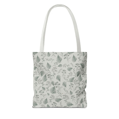 Botanical Fern Tote Bag — Lightweight All-Over Print Grocery & Market Tote