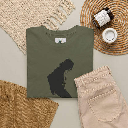 Silhouette Pop Legend Tee — "Michael Jackson The King of Pop" Graphic T-Shirt