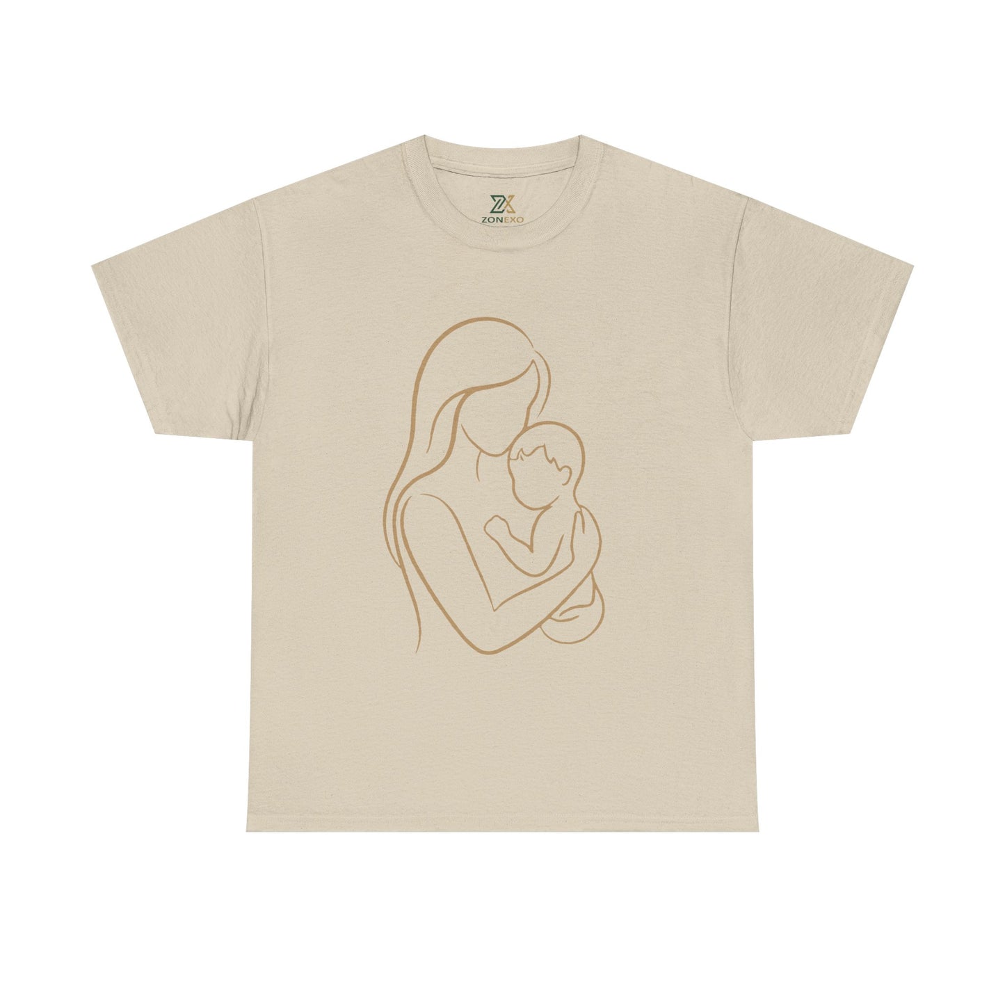 Mother and Baby — Minimalist  Mom T-Shirt