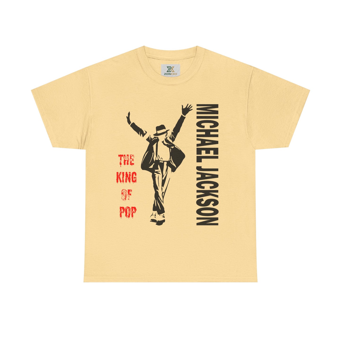 Pop King Dance Silhouette Tee — 'Michael Jackson' Graphic T-Shirt