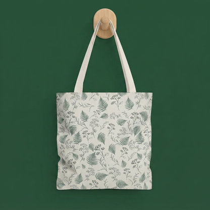 Botanical Fern Tote Bag - Light