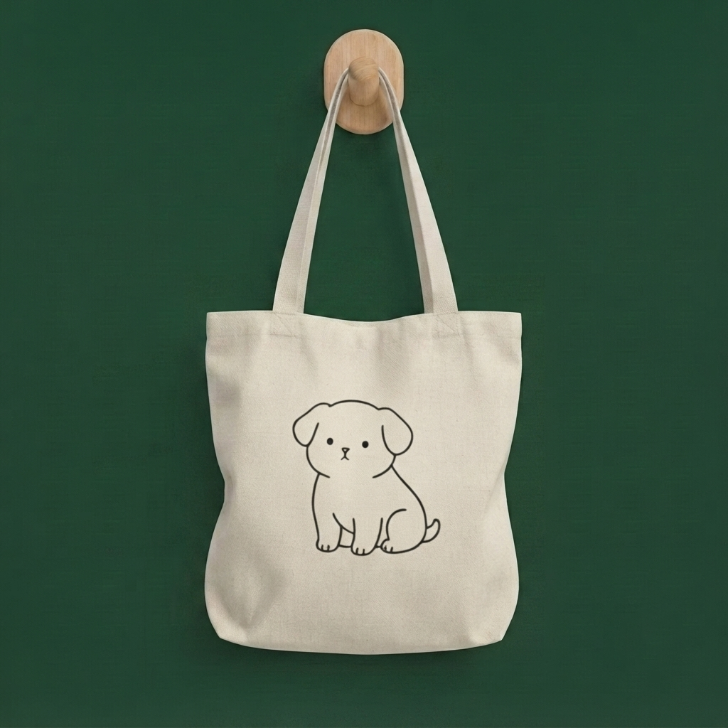 Cute Puppy  Tote Bag
