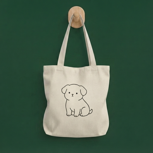 Cute Puppy  Tote Bag